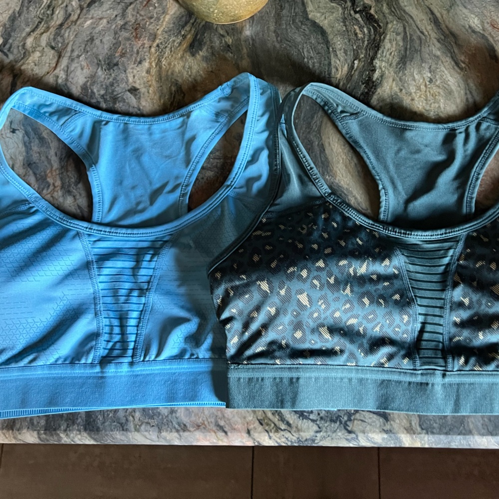 2 good condition ZYIA bomber bras